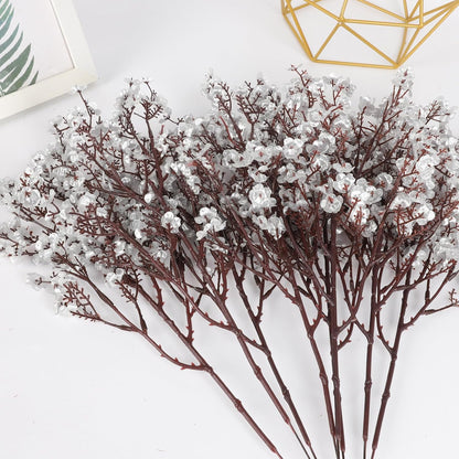 Babys Breath Artificial Flowers, 8 Bundles Cherry Blossom Pink Real Touch Fake Silk Flowers Bulk for Vase Home Office Wedding Spring Indoor Outdoor Centerpiece Table Mother's Day Decorations