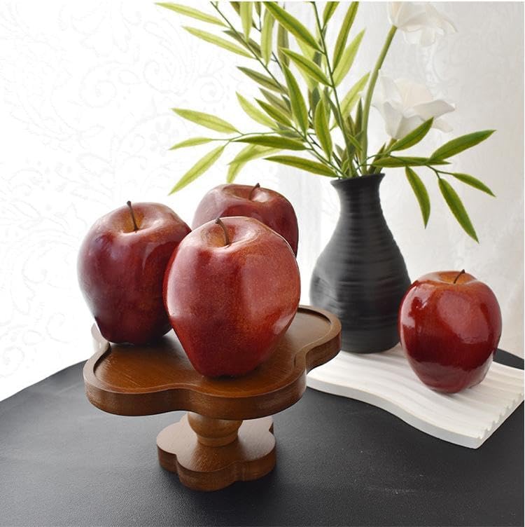 Big Fake Red Apples, Realistic Artificial Apples Fruit Decor 6PCS