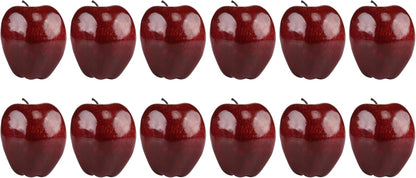 Big Fake Red Apples, Realistic Artificial Apples Fruit Decor 6PCS