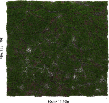 Artificial Moss Mat Rug DIY Synthetic Turf 30cm Plastic Green