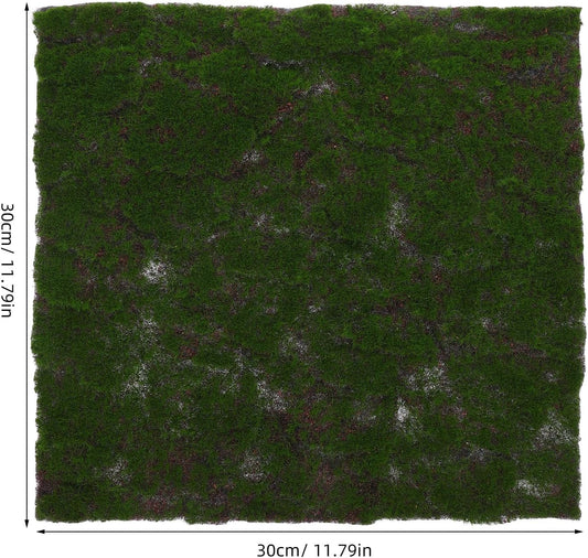 Artificial Moss Mat Rug DIY Synthetic Turf 30cm Plastic Green