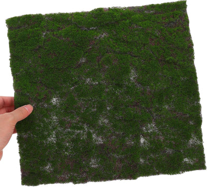 Artificial Moss Mat Rug DIY Synthetic Turf 30cm Plastic Green