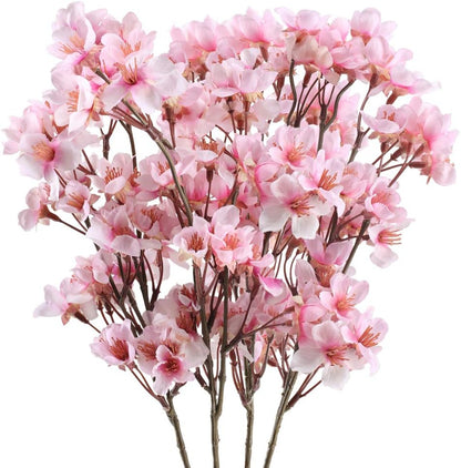 16PCS Fall Flowers Burnt Orange Artificial Silk Dahlia, Terracotta