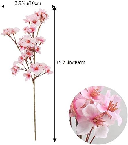 16PCS Fall Flowers Burnt Orange Artificial Silk Dahlia, Terracotta