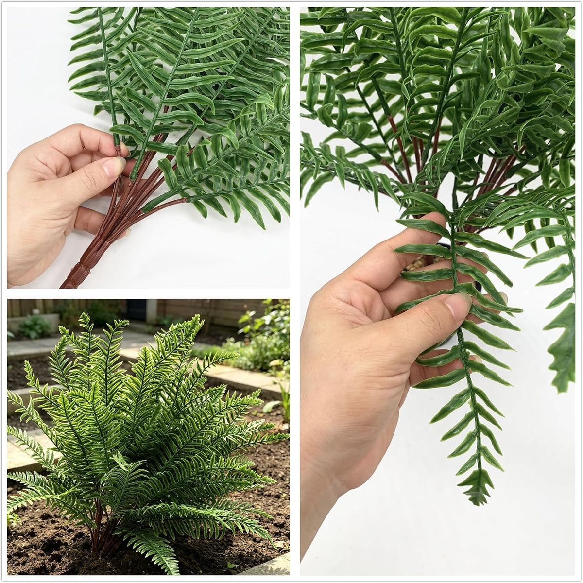 Artificial Monstera Deliciosa Plant 21 Inch, Fake Tropical Palm Tree Faux Greenery Leaves Plants for Indoor Outdoor Home Office Garden Houseplants Decor Wedding Party DIY Decoration - 1 Pack