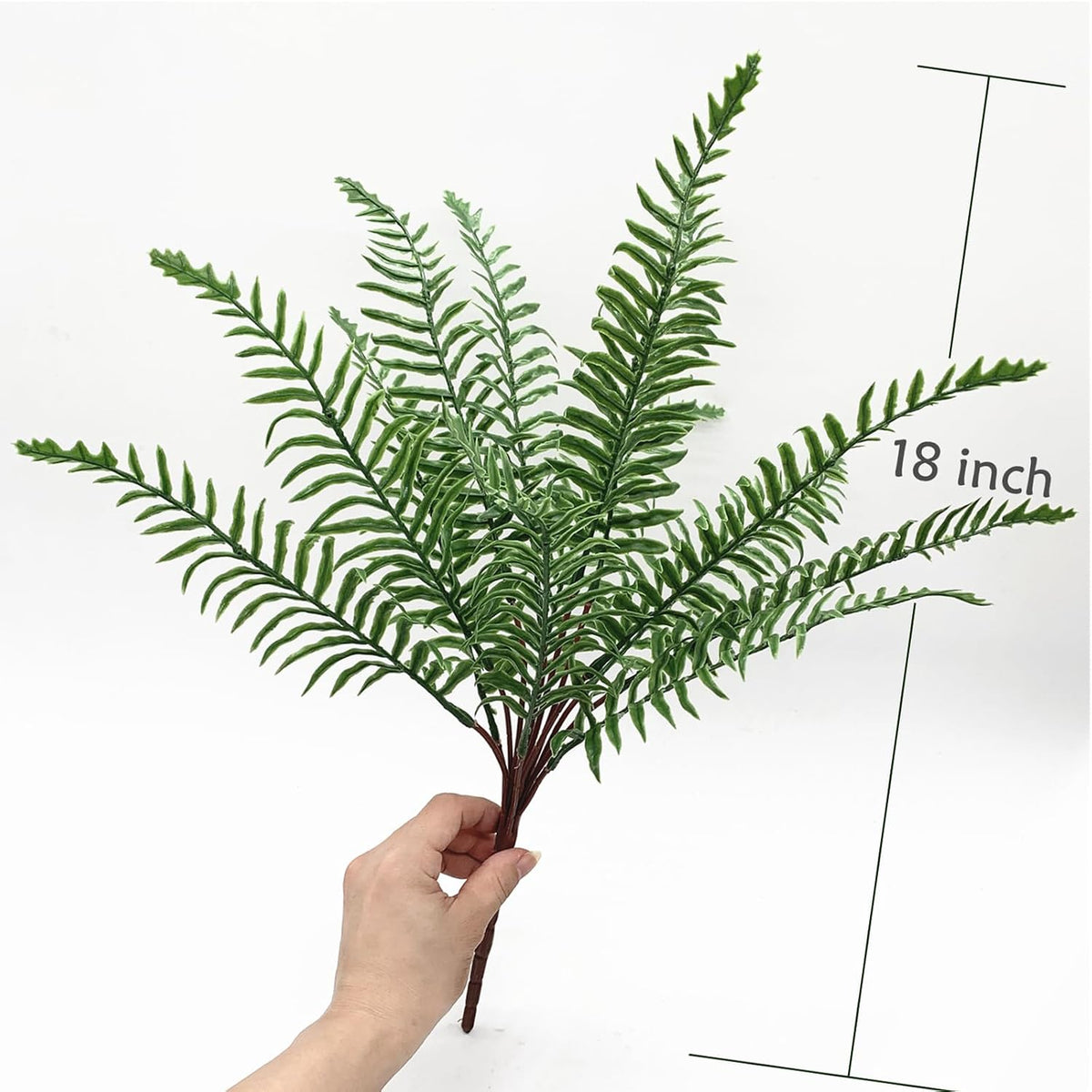 Artificial Monstera Deliciosa Plant 21 Inch, Fake Tropical Palm Tree Faux Greenery Leaves Plants for Indoor Outdoor Home Office Garden Houseplants Decor Wedding Party DIY Decoration - 1 Pack