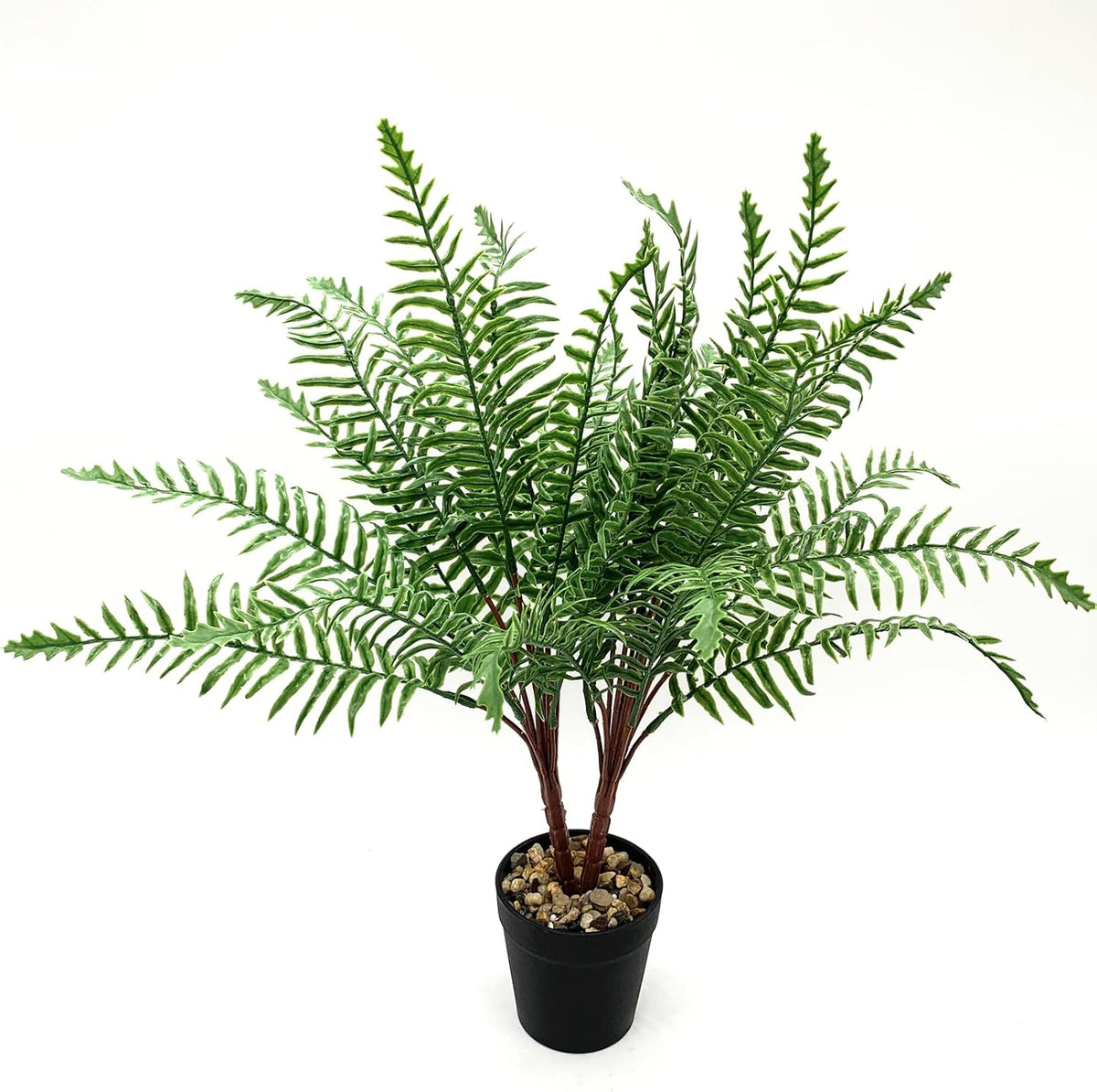 Artificial Monstera Deliciosa Plant 21 Inch, Fake Tropical Palm Tree Faux Greenery Leaves Plants for Indoor Outdoor Home Office Garden Houseplants Decor Wedding Party DIY Decoration - 1 Pack