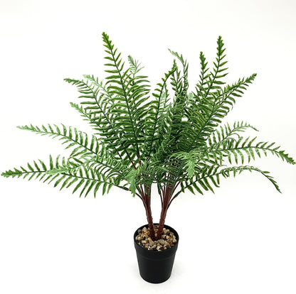 Artificial Monstera Deliciosa Plant 21 Inch, Fake Tropical Palm Tree Faux Greenery Leaves Plants for Indoor Outdoor Home Office Garden Houseplants Decor Wedding Party DIY Decoration - 1 Pack