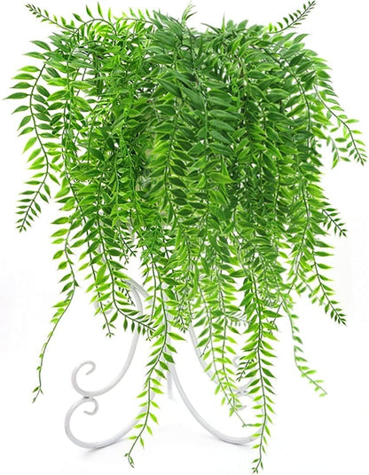 Artificial Monstera Deliciosa Plant 21 Inch, Fake Tropical Palm Tree Faux Greenery Leaves Plants for Indoor Outdoor Home Office Garden Houseplants Decor Wedding Party DIY Decoration - 1 Pack
