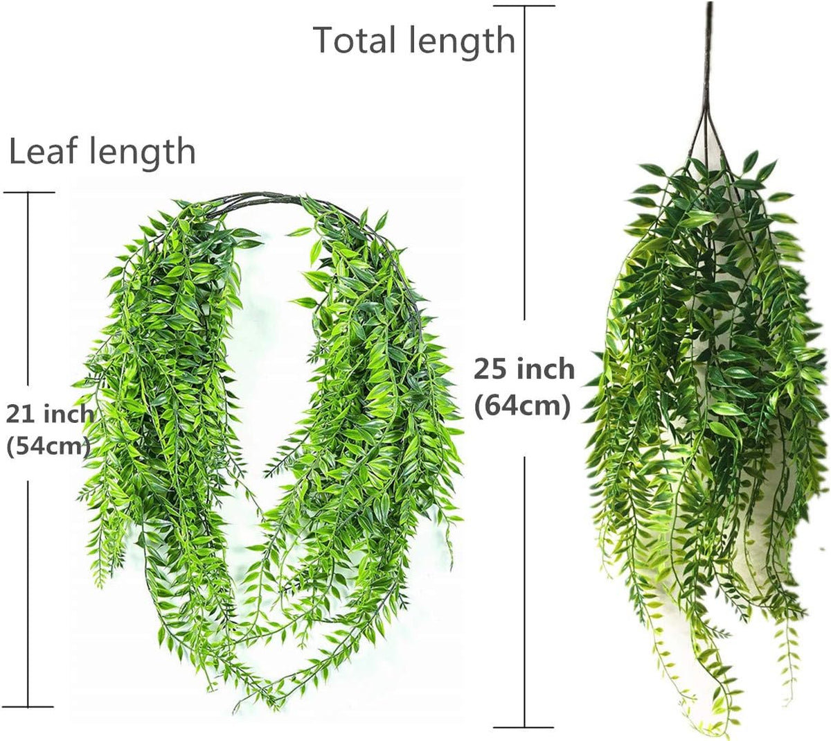 Artificial Monstera Deliciosa Plant 21 Inch, Fake Tropical Palm Tree Faux Greenery Leaves Plants for Indoor Outdoor Home Office Garden Houseplants Decor Wedding Party DIY Decoration - 1 Pack
