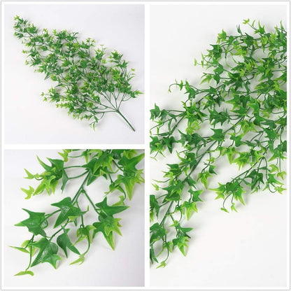 Artificial Monstera Deliciosa Plant 21 Inch, Fake Tropical Palm Tree Faux Greenery Leaves Plants for Indoor Outdoor Home Office Garden Houseplants Decor Wedding Party DIY Decoration - 1 Pack