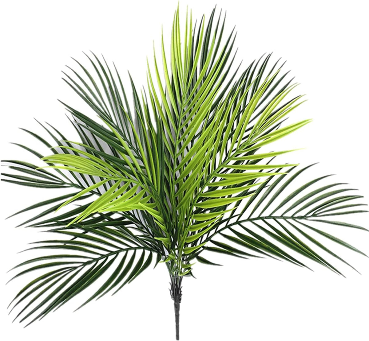 Artificial Monstera Deliciosa Plant 21 Inch, Fake Tropical Palm Tree Faux Greenery Leaves Plants for Indoor Outdoor Home Office Garden Houseplants Decor Wedding Party DIY Decoration - 1 Pack