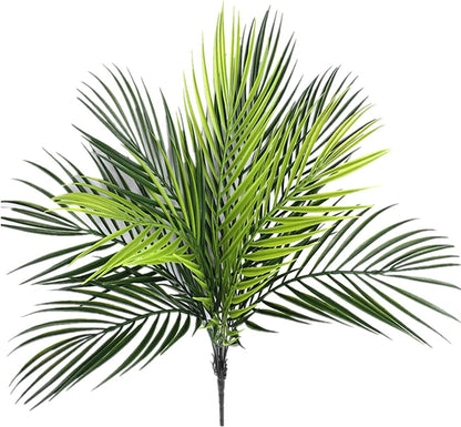 Artificial Monstera Deliciosa Plant 21 Inch, Fake Tropical Palm Tree Faux Greenery Leaves Plants for Indoor Outdoor Home Office Garden Houseplants Decor Wedding Party DIY Decoration - 1 Pack
