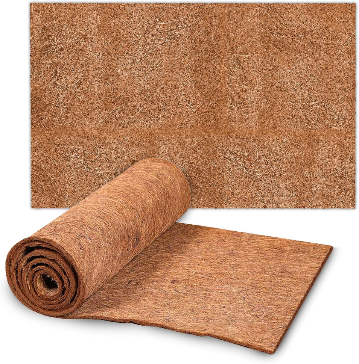 Coco Fiber Hermit Crab & Reptile Carpet, Gecko Terrarium Liner, and Floor Bedding Substrate & Supplies, Climbing Wall Carpet & Mat for Hermit Crabs, 10" x 13", 1 Piece Per Pack