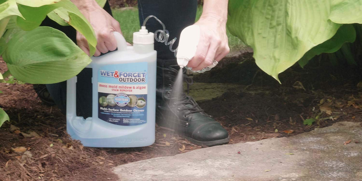 Outdoor Cleaner & Stain Remover - Mold, Mildew & Algae, 64oz