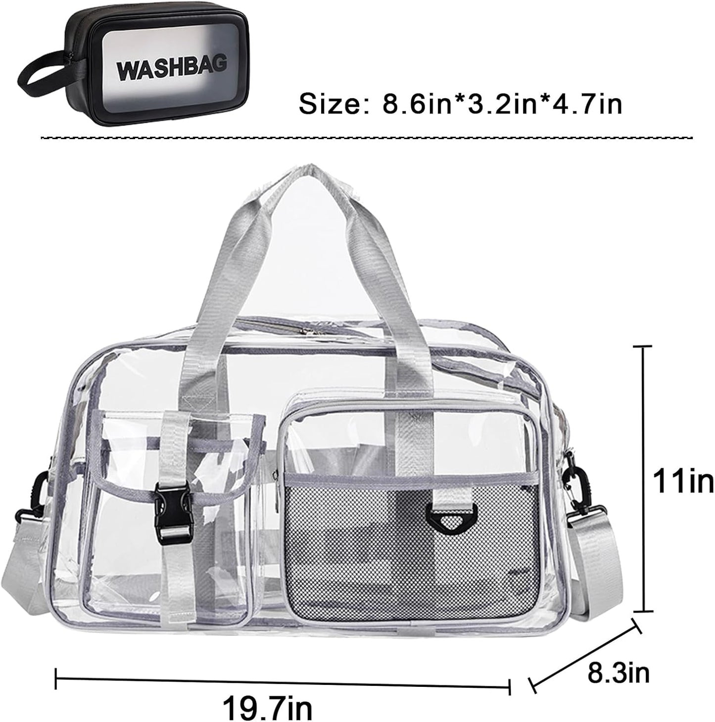 Small Gym Bag for Women, Travel Duffle Bag Carry On Weekender Bag with Shoe Compartment - Colors A