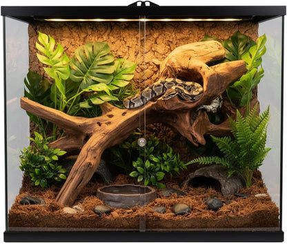 Porous Natural Driftwood for Aquarium, Aquascaping Driftwood with Holes, Hand-Selected Tunnels & Hideouts, Aquascaping Hardscape, Terrarium Reptile Décor, No Paint or Resin (12-16" (30-40 cm))