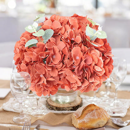65pcs White Hydrangea Artificial Flowers Bulk (Not Squished, No Steaming Need) Ivory Faux Hydrangeas Bouquet Silk Flowers with Stems for Wedding,Party,Centerpieces,Home,Baby Shower Decor