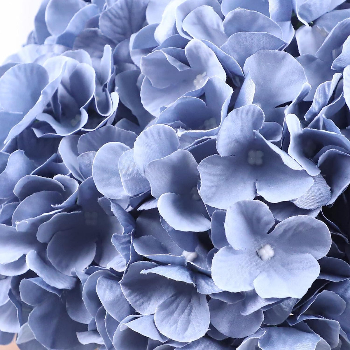65pcs White Hydrangea Artificial Flowers Bulk (Not Squished, No Steaming Need) Ivory Faux Hydrangeas Bouquet Silk Flowers with Stems for Wedding,Party,Centerpieces,Home,Baby Shower Decor