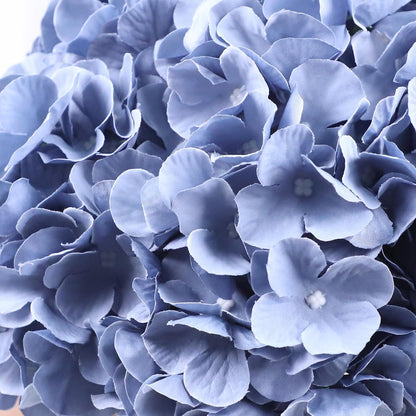 65pcs White Hydrangea Artificial Flowers Bulk (Not Squished, No Steaming Need) Ivory Faux Hydrangeas Bouquet Silk Flowers with Stems for Wedding,Party,Centerpieces,Home,Baby Shower Decor