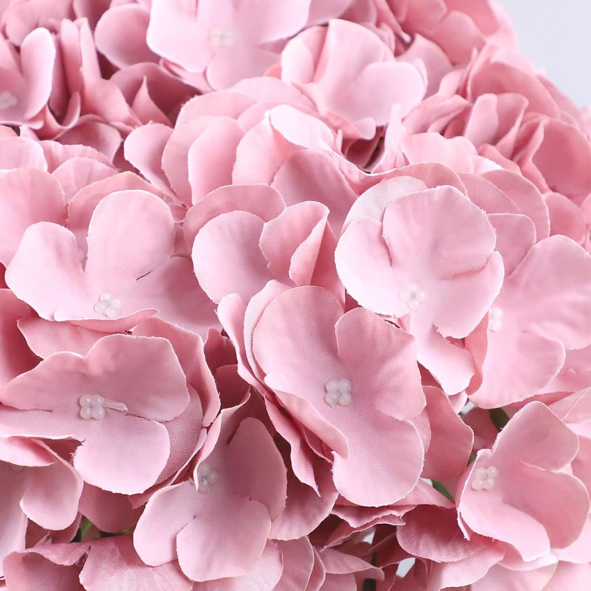 65pcs White Hydrangea Artificial Flowers Bulk (Not Squished, No Steaming Need) Ivory Faux Hydrangeas Bouquet Silk Flowers with Stems for Wedding,Party,Centerpieces,Home,Baby Shower Decor