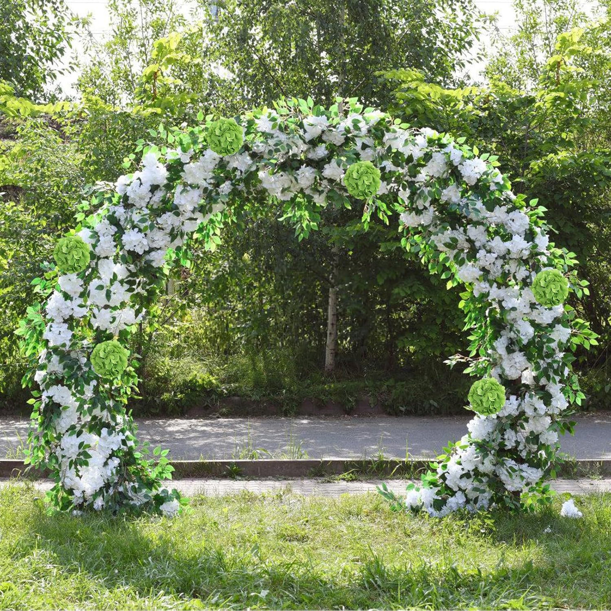 65pcs White Hydrangea Artificial Flowers Bulk (Not Squished, No Steaming Need) Ivory Faux Hydrangeas Bouquet Silk Flowers with Stems for Wedding,Party,Centerpieces,Home,Baby Shower Decor