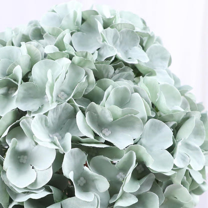65pcs White Hydrangea Artificial Flowers Bulk (Not Squished, No Steaming Need) Ivory Faux Hydrangeas Bouquet Silk Flowers with Stems for Wedding,Party,Centerpieces,Home,Baby Shower Decor