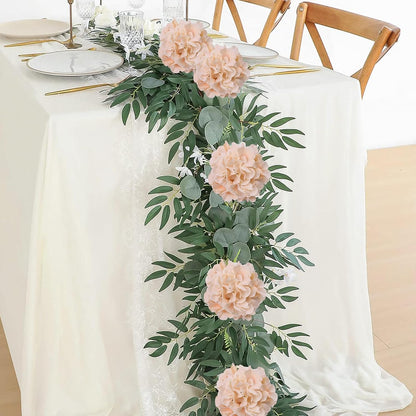 65pcs White Hydrangea Artificial Flowers Bulk (Not Squished, No Steaming Need) Ivory Faux Hydrangeas Bouquet Silk Flowers with Stems for Wedding,Party,Centerpieces,Home,Baby Shower Decor