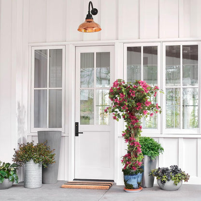 5 Feet Artificial Bougainvillea Tree with Flowers in Plastic Pot Faux Blooming Tree for Decor Indoor or Outdoor Home Office, 1 PCS(63 inch)