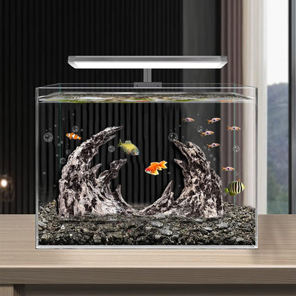 Fish Tank Decor- Jagged Canyon Rock Formation ，Made of Solid Sandstone，Suitable for a Variety of Fish Tank Scenes, DIY Planting Moss, Safe and Non-Toxic