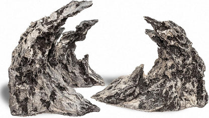 Fish Tank Decor- Jagged Canyon Rock Formation ，Made of Solid Sandstone，Suitable for a Variety of Fish Tank Scenes, DIY Planting Moss, Safe and Non-Toxic