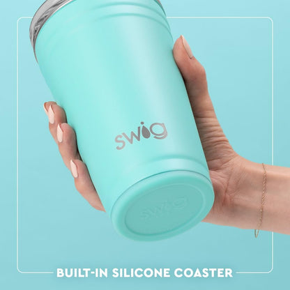 32oz Insulated Tumbler with Lid, Lemon Meringue | Triple Insulated Stainless Steel - Lid Included - Keeps Drinks Cold or Hot - Cup Holder Friendly - Dishwasher Safe