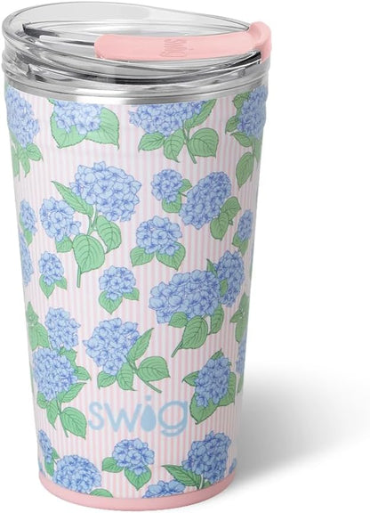 32oz Insulated Tumbler with Lid, Lemon Meringue | Triple Insulated Stainless Steel - Lid Included - Keeps Drinks Cold or Hot - Cup Holder Friendly - Dishwasher Safe