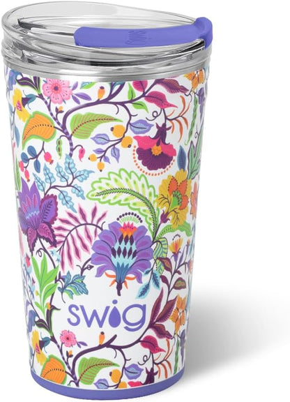 32oz Insulated Tumbler with Lid, Lemon Meringue | Triple Insulated Stainless Steel - Lid Included - Keeps Drinks Cold or Hot - Cup Holder Friendly - Dishwasher Safe