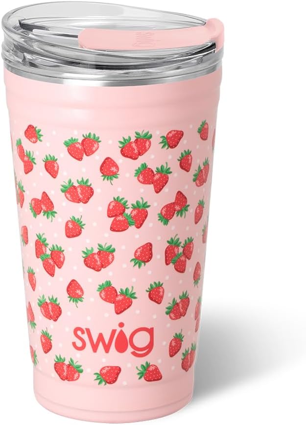 32oz Insulated Tumbler with Lid, Lemon Meringue | Triple Insulated Stainless Steel - Lid Included - Keeps Drinks Cold or Hot - Cup Holder Friendly - Dishwasher Safe