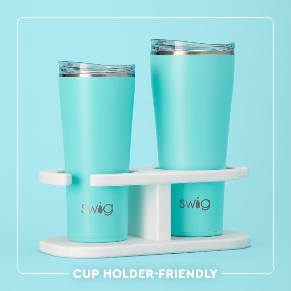 32oz Insulated Tumbler with Lid, Lemon Meringue | Triple Insulated Stainless Steel - Lid Included - Keeps Drinks Cold or Hot - Cup Holder Friendly - Dishwasher Safe