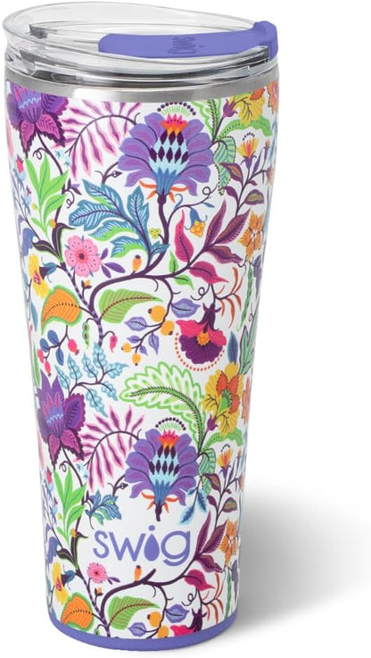 32oz Insulated Tumbler with Lid, Lemon Meringue | Triple Insulated Stainless Steel - Lid Included - Keeps Drinks Cold or Hot - Cup Holder Friendly - Dishwasher Safe