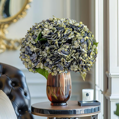 10PCS Faux Hydrangea Flower Hydrangea Artificial Flowers Hydrangea Bouquet Faux Flower Table Centerpieces for Home Wedding Bridal Bouquet Office Party DIY Floral Decor