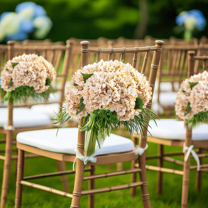 10PCS Faux Hydrangea Flower Hydrangea Artificial Flowers Hydrangea Bouquet Faux Flower Table Centerpieces for Home Wedding Bridal Bouquet Office Party DIY Floral Decor