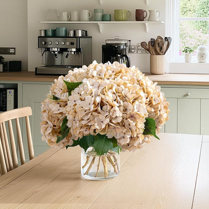 10PCS Faux Hydrangea Flower Hydrangea Artificial Flowers Hydrangea Bouquet Faux Flower Table Centerpieces for Home Wedding Bridal Bouquet Office Party DIY Floral Decor