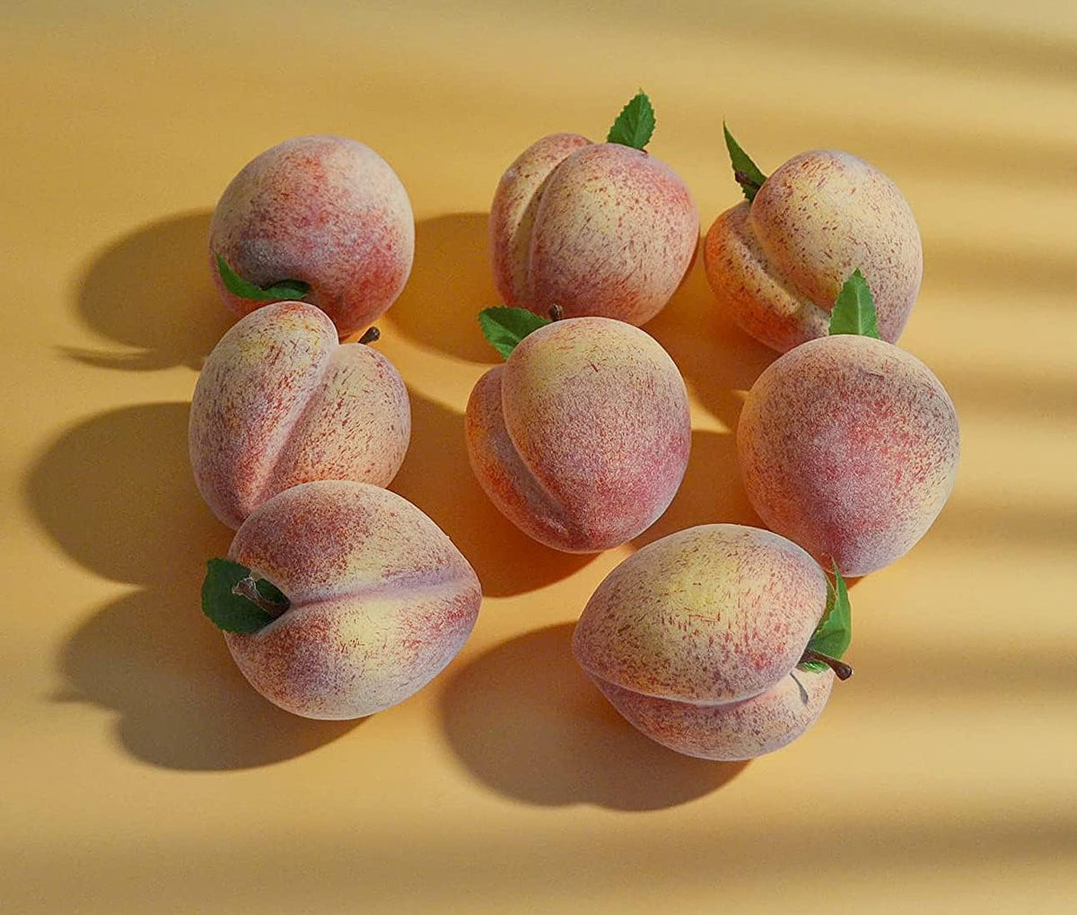 Fake Fruit Home House Kitchen Party Decoration Simulation Artificial Lifelike Peach 10pcs Set