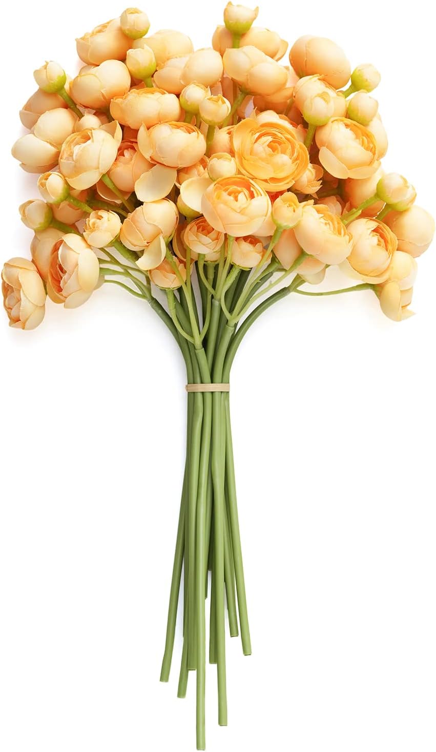 Fake Flower Artificial Flower Faux Silk Ranunculus Dusty Rose | Silk Flower, Realistic Artificial Flowers, Flowers for Vase, Real Touch Flowers, Table Centerpieces, Faux Floral Stems, 18pcs