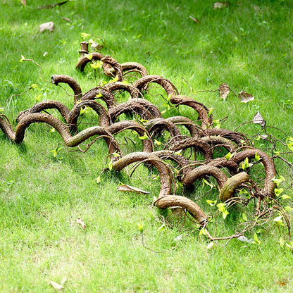 63" Realistic Ivy Wood Vine Garland with Leaf Wall Hanging Decor