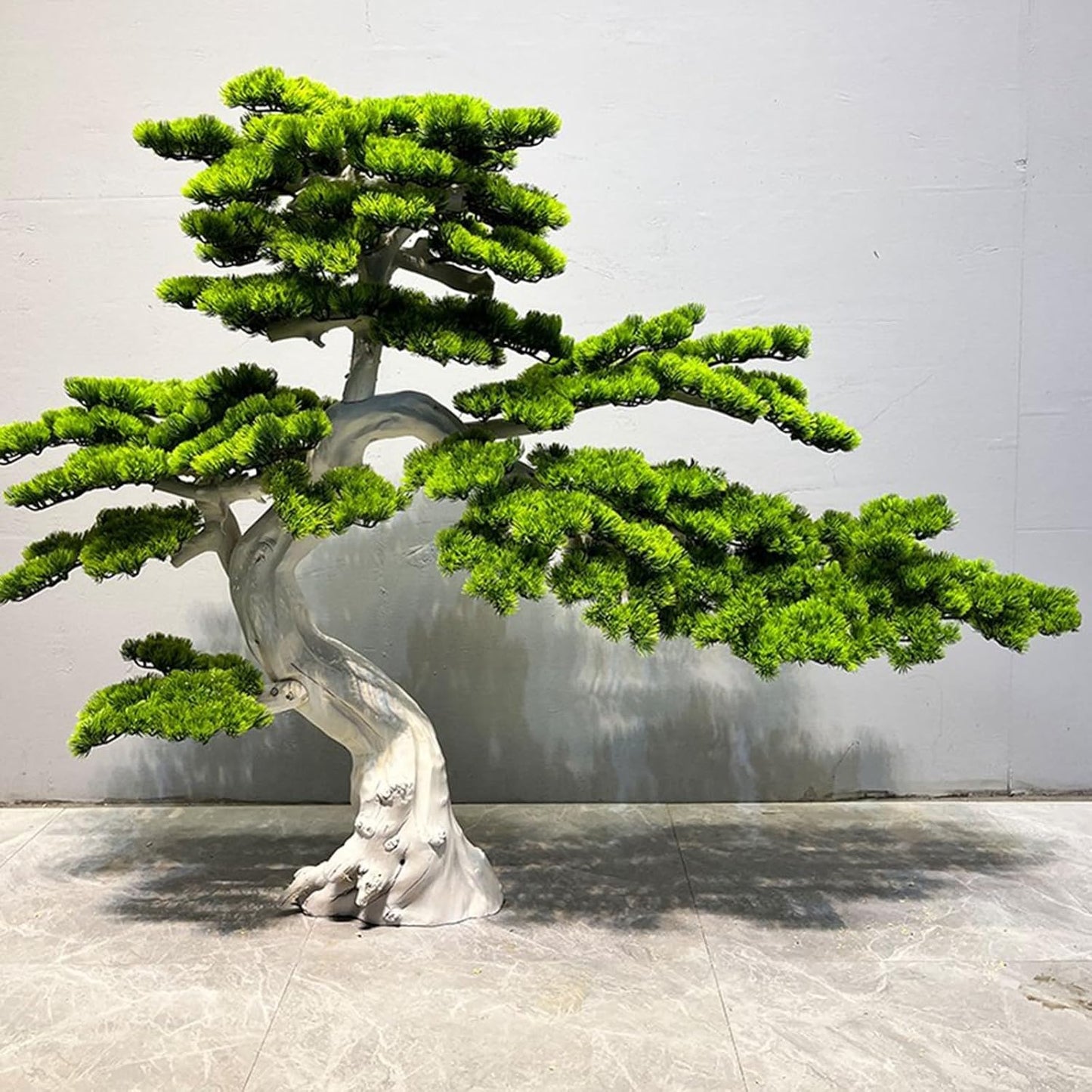 Large Artificial Bonsai Tree - Faux Plants Indoor Podocarpus Tree, Realistic Guest-Greeting Pine Decor for Home Office, Living Room, Farmhouse Zen Decor (5FT)