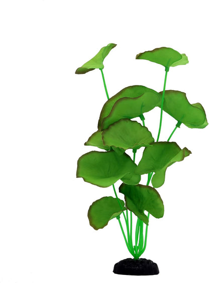 2-Pack 12 Inch Aquarium Silk Aquarium Plants, Artificial Plastic Plant | For Small Tank, Goldfish, Fish Hides