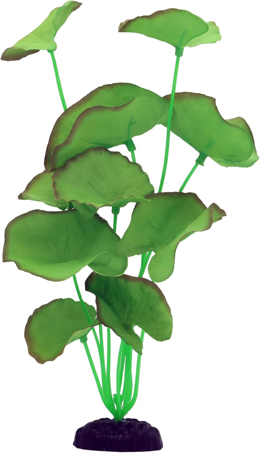 2-Pack 12 Inch Aquarium Silk Aquarium Plants, Artificial Plastic Plant | For Small Tank, Goldfish, Fish Hides