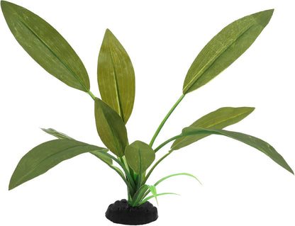 2-Pack 12 Inch Aquarium Silk Aquarium Plants, Artificial Plastic Plant | For Small Tank, Goldfish, Fish Hides