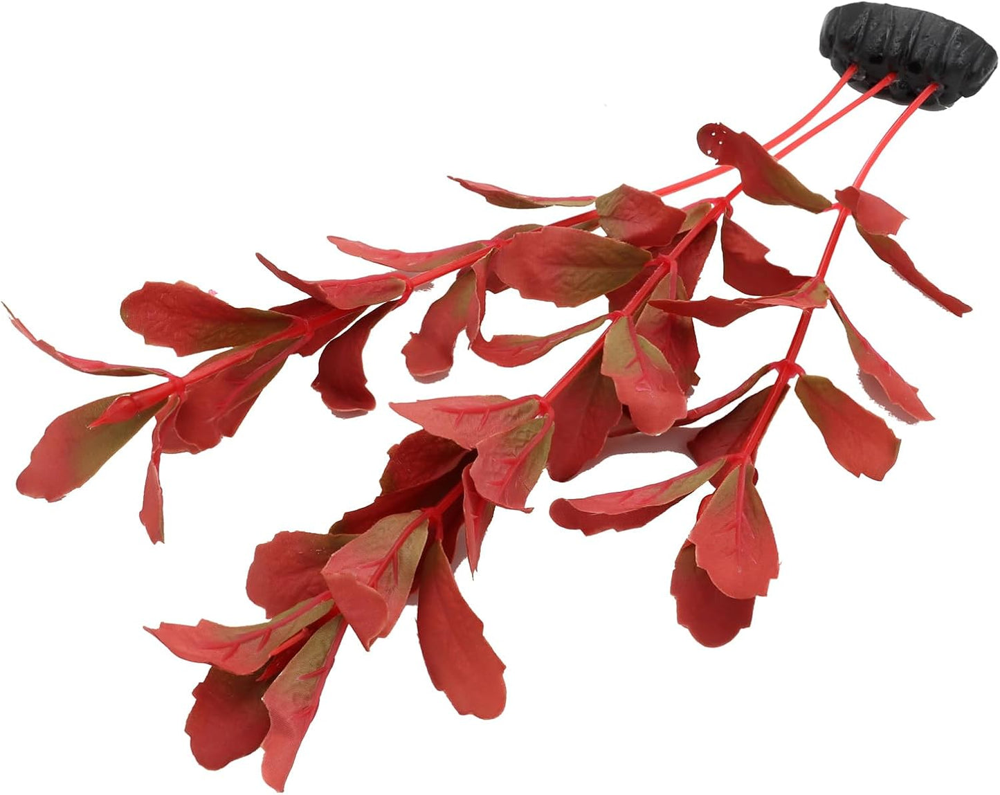 2-Pack 12 Inch Aquarium Silk Aquarium Plants, Artificial Plastic Plant | For Small Tank, Goldfish, Fish Hides