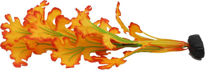 2-Pack 12 Inch Aquarium Silk Aquarium Plants, Artificial Plastic Plant | For Small Tank, Goldfish, Fish Hides