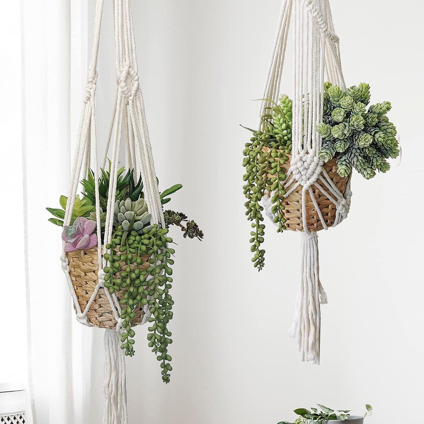 22 Pcs Bulk Artificial Succulents Plants Unpotted Small Aloe Hanging String of Pearls Cactus Green Fake Succulents for Succulent Garden Arrangement Centerpiece Wall Indoor Outdoor Home Decor